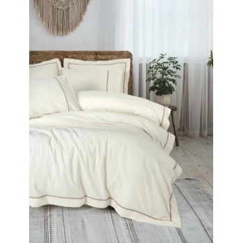 Çift Kişilik Nev Takımı Inborn Banded Kahve 8680108076989