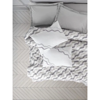 Çift Kişilik Pike Takımı Boony Eldon Gri