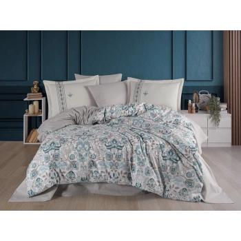 Çift Kişilik Poplin Nev Anabel Turkuaz