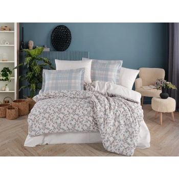 Çift Kişilik Poplin Nev Lola Mavi