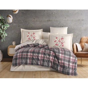 Çift Kişilik Poplin Nev Margeret Siyah