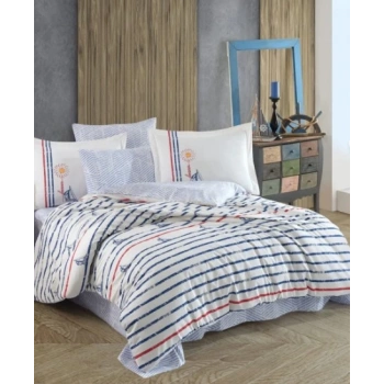 Çift Kişilik Poplin Nev Olimpia Beyaz