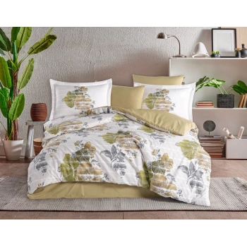 Çift Kişilik Poplin Nev Sara Yeşil
