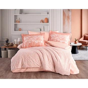 Çift Kişilik Poplin Nev Velura Terracota