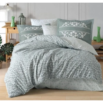 Çift Kişilik Poplin Nev Takımı Sofia Yeşil