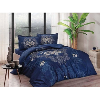 Çift Kişilik Saten Nev Takımı Florian Lacivert