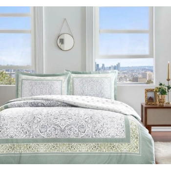 Çift Kişilik Saten Nev Takımı Hamlet İndigo