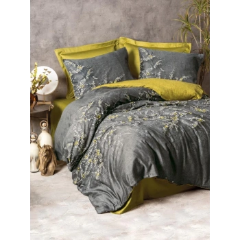 Çift Kişilik Saten Nev Takımı Libby Yeşil