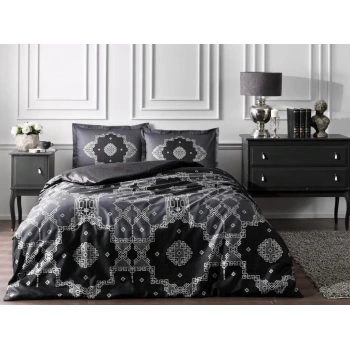 Çift Kişilik Saten Nev Takımı Loren Gri