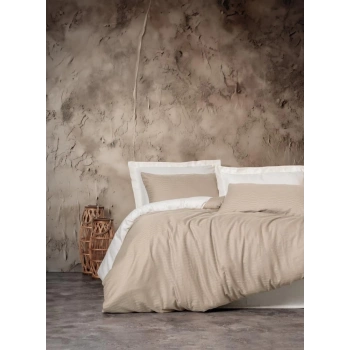 Çift Kişilik Smart Bambu Saten Nev Takımı Bej