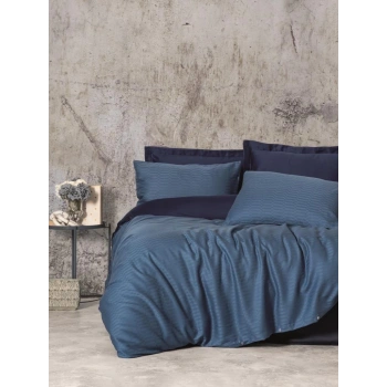 Çift Kişilik Smart Bambu Saten Nev Takımı Petrol