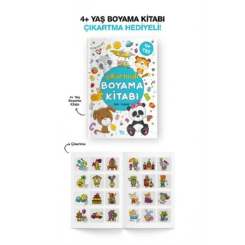 Çıkartmalı Boyama Kitabı  4 Yaş +