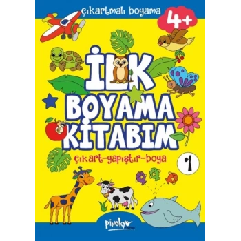 Çıkartmalı İlk Boyama Kitabım 4+ Yaş-1