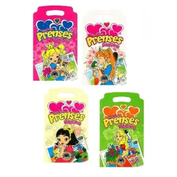 Çıkartmalı Prenses Boyama (4  Takım)