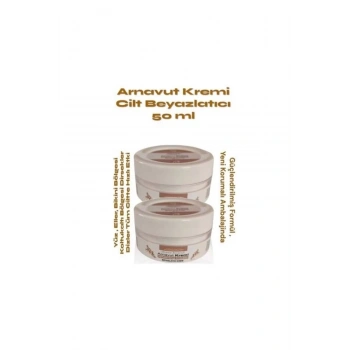 Cilt Beyazlatıcı Arnavut Kremi 50 ml x 2 Adet- Skin Whitening Cream