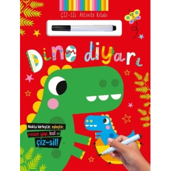 Çiz – Sil Aktivite Kitabı Dino Diyarı