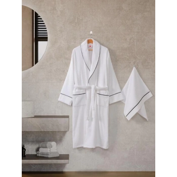 Classic Bornoz Seti Mahur M-L Unisex