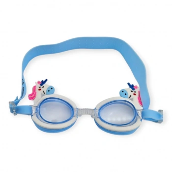 Çocuk Yüzücü Gözlüğü Silikon Taşıma Çantalı Pony - 9014