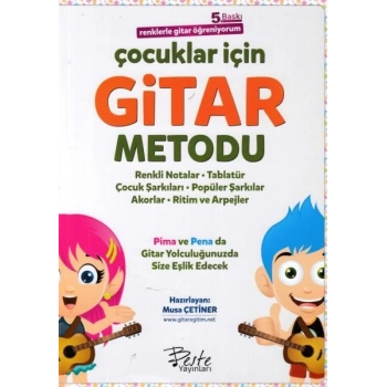 Çocuklar İçin Gitar Metodu - Renklerle Gitar Öğreniyorum