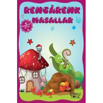 Çocuklar için Hayal ve Odak Geliştirici Rengarenk Masallar Frambuaz