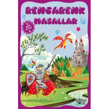 Çocuklar için Hayal ve Odak Geliştirici Rengarenk Masallar Mor