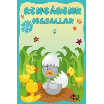 Çocuklar için Hayal ve Odak Geliştirici Rengarenk Masallar Turkuaz