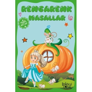 Çocuklar için Hayal ve Odak Geliştirici Rengarenk Masallar Yeşil