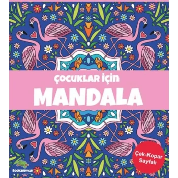 Çocuklar İçin Mandala - Lacivert