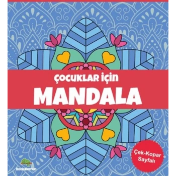 Çocuklar İçin Mandala - Mavi