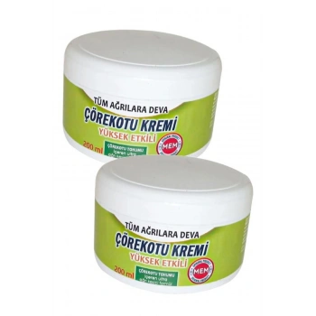 Çörekotu Kremi Bel Sırt Adale Sızılarını Ağrı Ve Masaj Kremi 200 ml 2 Adet
