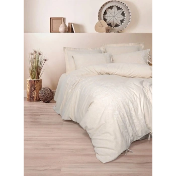 Cotton Keten Çift Kişilik Nev Takımı Kivora