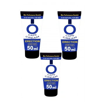 Cream Natural Booster Erkeklere Özel Hareketlendirici Sertlik Kremi 50 ml X 3 Adet