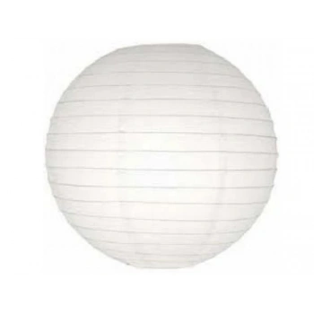Dekoratif Çin Feneri – Kağıt Lamba - Beyaz - DEV BOY