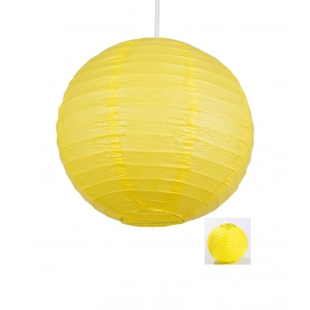 Dekoratif Çin Feneri – Kağıt Lamba - Sarı