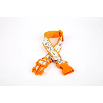 Desenli Süslü Dokuma Köpek Boyun Tasması 1,5 x 25-40 cm Tcu