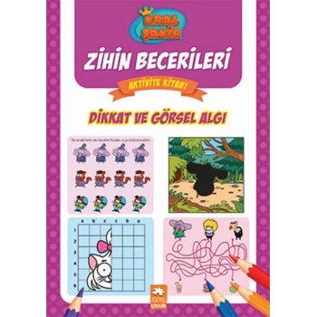 Dikkat ve Görsel Algı - Kral Şakir Zihin Becerileri Aktivite Kitabı