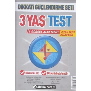 Dikkati Güçlendirme Seti 3 Yaş Test