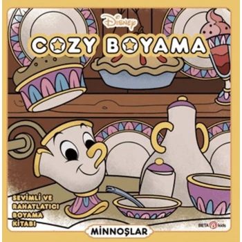 Disney Cozy Boyama, Sevimli ve Rahatlatıcı Boyama Kitabı - Minnoşlar