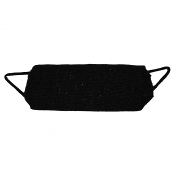 Doğal Keçi Kılı İpli Sırt ve Vücut Kesesi Siyah 52x18