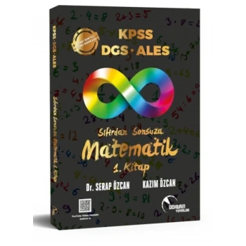Doktrin Yayınları KPSS-DGS-ALES Sıfırdan Sonsuza Matematik-1 Konu Özetli Soru Bankası (1.Cilt)