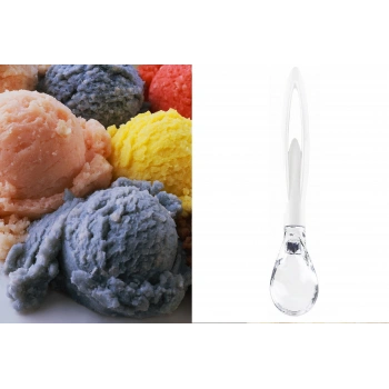 Dondurma Kaşığı - Şeffaf Mika Uçlu