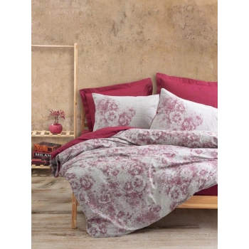 Dual Çift Kişilik Nev Takımı Vidal Bordo