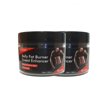 Eelhoe 2li Adet Belly Fatburner Sweat Enhancer K Kas Şekillendirme Kremi 100 ml