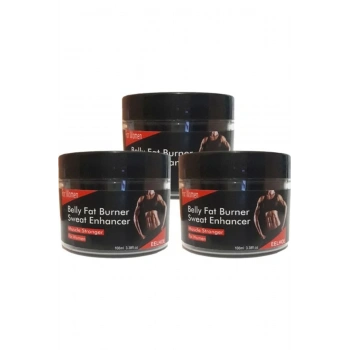 Eelhoe Belly Fat 3lü Adet Burner Sweat Enhancer Kadınlara Özel Kas Şekillendirme Kremi 100 ml