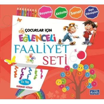 Eğlenceli Faaliyet Seti - Kırmızı  - 5+ Yaş