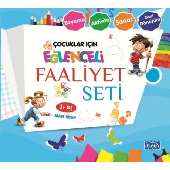 Eğlenceli Faaliyet Seti - Mavi  - 3+ Yaş
