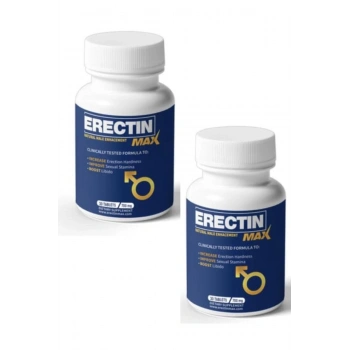 Erectin Max Erkeklere Boyutlandırıcı Performansa 60lı Takviye x 2 adet