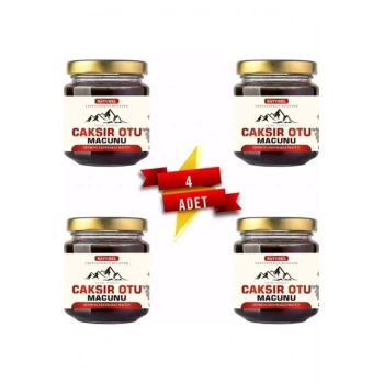 Erkeklere Özel 24 Saat Etkili Hatay Yöresi Çakır Otu Macunu 240 gr X 4 Adet