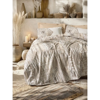 Ethnic Amara Karamel Çift Kişilik Nev Takımı