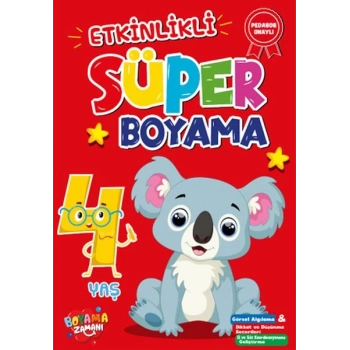 Etkinlikli Süper Boyama 4 Yaş